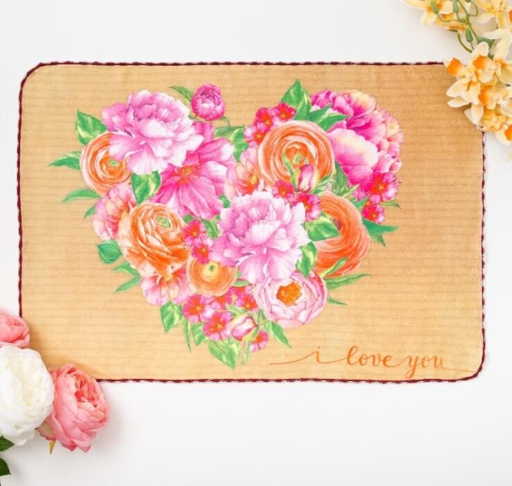 Полотенце кухонное ДОЛЯНА С ЛЮБОВЬЮ микрофибра 40x60 100%пэ бежевый_Каталог-v2_MIRTECK